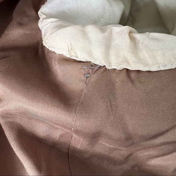 Vintage wool silk oversize warm brown blazer jacket coat - Picture 13 of 13